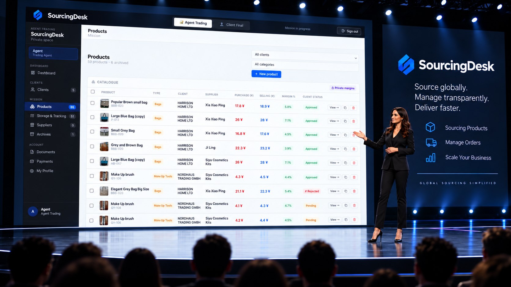 SourcingDesk — product catalogue